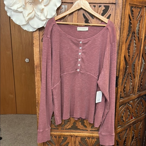 Lucky Brand Mauve Long Sleeve Top - Picture 8 of 8